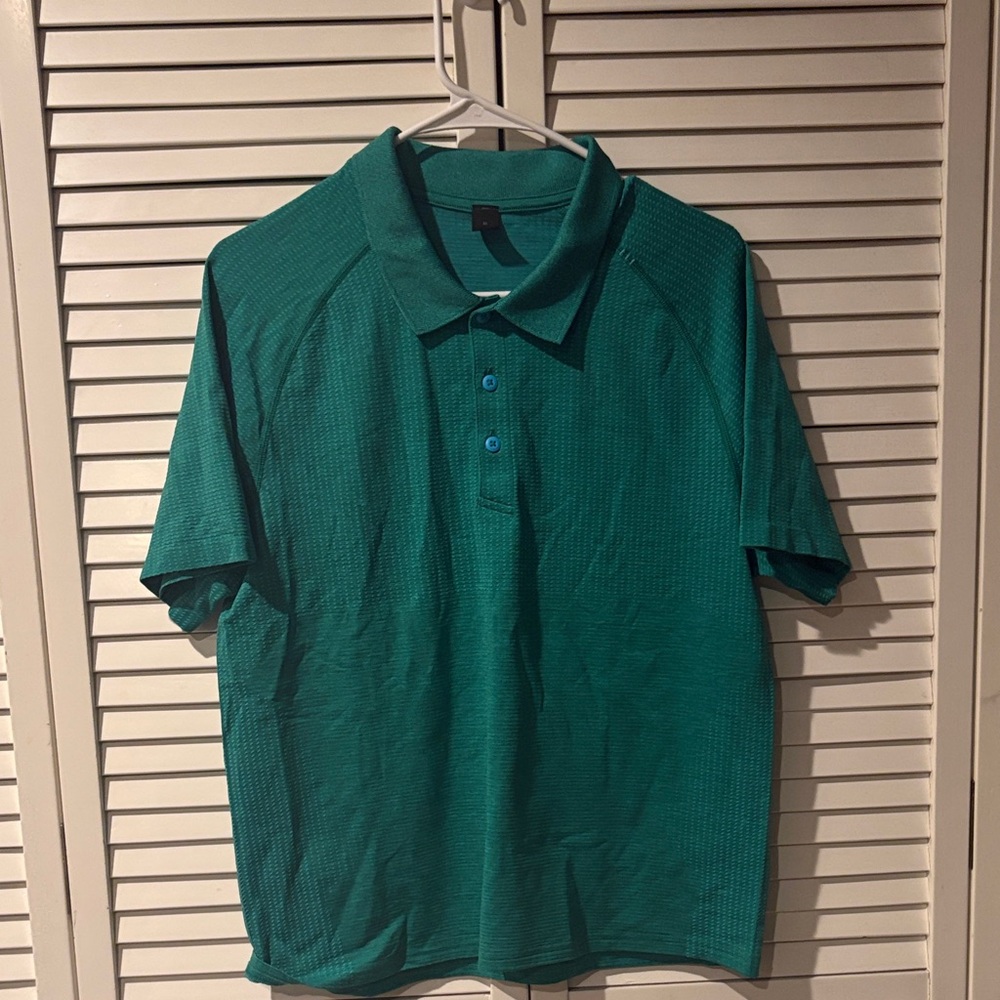 lululemon athletica Teal Polo Shirt